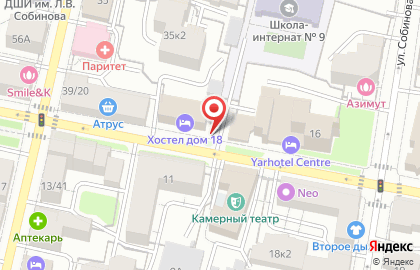 Рыжий кот на улице Свердлова на карте
