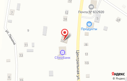 Торговый дом Центральный на Центральной улице на карте