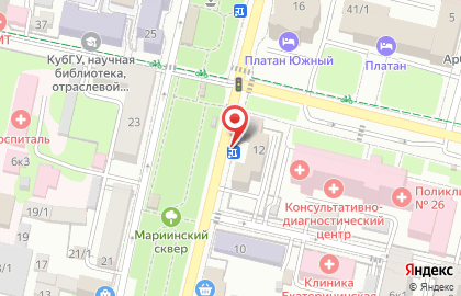 Киоск фастфудной продукции Копик на Октябрьской улице на карте