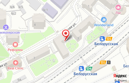 Рекрутинговое агентство Правильные люди на метро Белорусская на карте