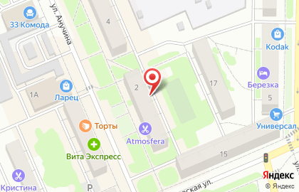 Многолестниц на карте