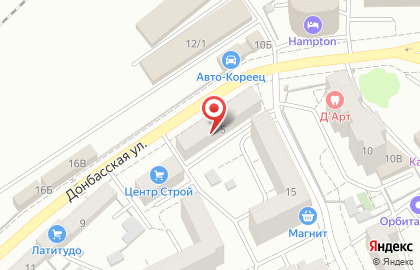Мебельный магазин Ваша мебель на Донбасской улице на карте