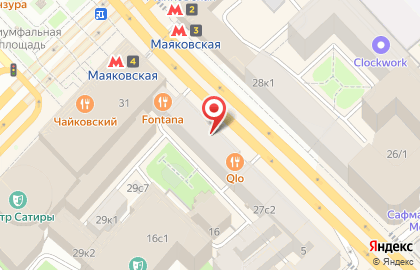 Сервисный центр re:Store | care на Тверской улице на карте