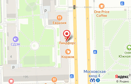 Кафе-пироговая Линдфорс на Московском проспекте, 195 на карте