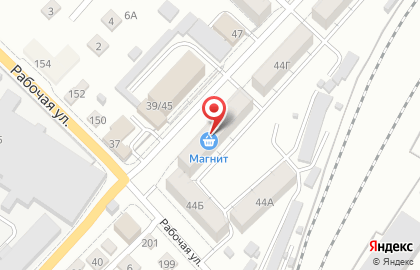 Супермаркет Магнит в Фрунзенском районе на карте