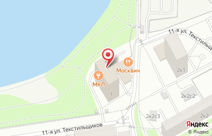 Ресторан в Москве на карте