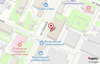 Магазин штор в Вологде на карте