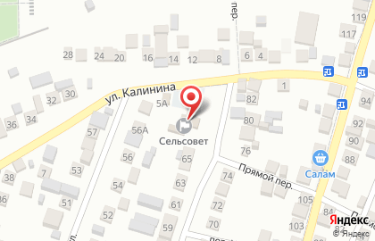 Солянский сельсовет на карте