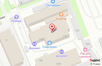 Шесть Шагов на карте