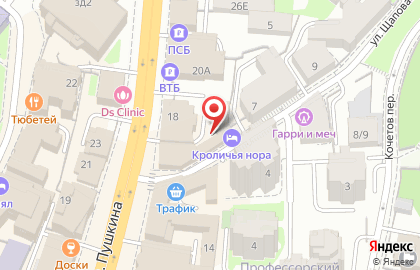 Отель на Щапова на карте