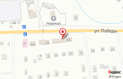 Магазин напитков Русский Разгуляйка на улице Победы на карте