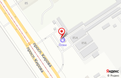 АЗС-Сервис на проспекте Кирова, 77б на карте