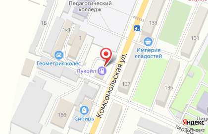 Лукойл в Барнауле на карте
