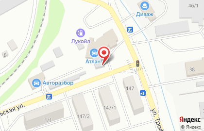 СТО Атлант на Севастопольской улице на карте