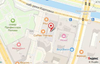 Союзпечать, Петроградский район в Петроградском районе на карте