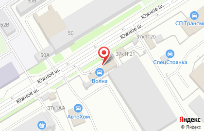 Автомойка самообслуживания Волна в Фрунзенском районе на карте