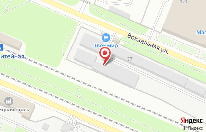 Компания по производству корпусной мебели на Вокзальной улице на карте