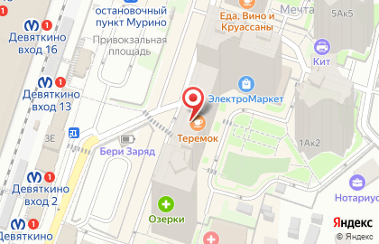 Автоматизированный пункт выдачи товаров TelePort на Привокзальной площади на карте
