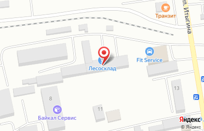 Торговая компания Промос на улице Итыгина на карте