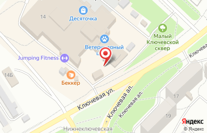 Сеть киосков и магазинов свежей выпечки Метро-II на Ключевой улице, 14/3 киоск на карте