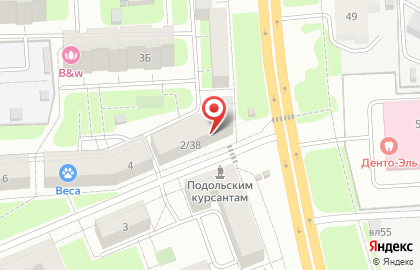 Банкомат СберБанк на улице Подольских Курсантов в Подольске на карте