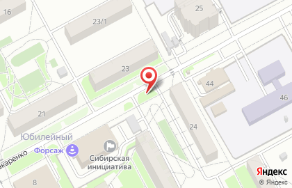 Калининский район Киоск по продаже фруктов и овощей в Калининском районе на карте