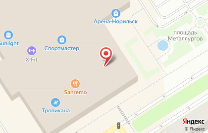 Магазин одежды Gloria Jeans на площади Металлургов на карте
