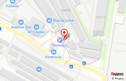 АЗС Роснефть на улице Декабристов на карте