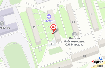 Тюльпан на улице Дзержинского на карте