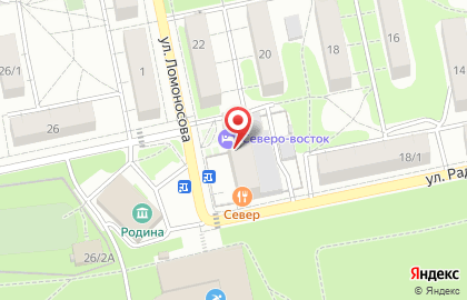Гостиница Восток в Барнауле на карте