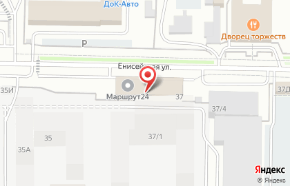 Обувной двор на Енисейской улице на карте