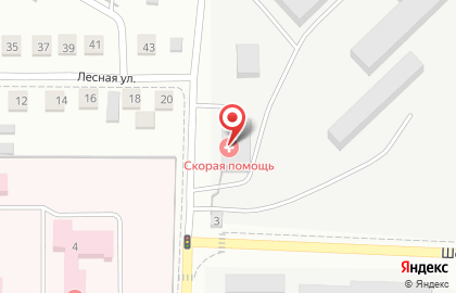 Скорая медицинская помощь в Челябинске на карте