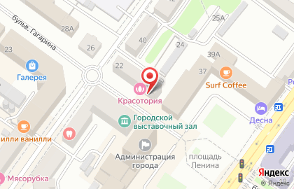 Агентство недвижимости Риэлком на бульваре Гагарина на карте