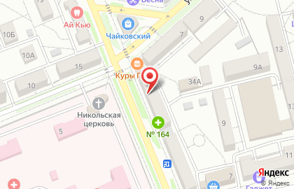 Магазин Спутник на улице Менделеева на карте