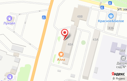 Гостиница Алла на карте