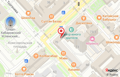 Хабаровская краевая филармония в Центральном районе на карте