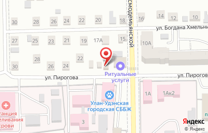 Магазин ритуальных принадлежностей Память в Октябрьском районе на карте