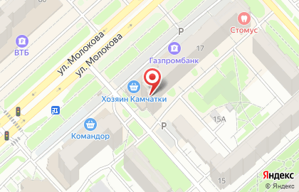 Химчистка-прачечная Италклин на улице Молокова на карте
