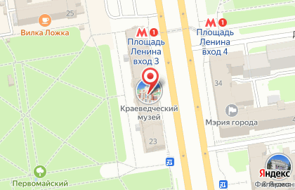 Миллион алых роз на Красном проспекте на карте