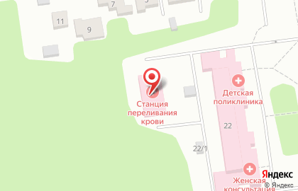 Усть-Илимская областная станция переливания крови на карте