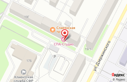 Гостиница Spastudio на карте