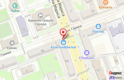 O`stin на улице Карла Маркса на карте