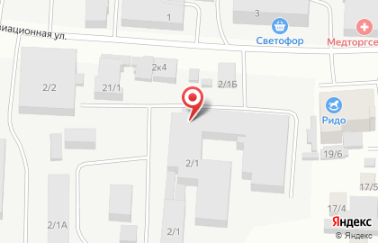 Служба доставки пиццы и мексиканской кухни Tacopizza на карте