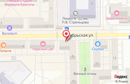 Ювелирный магазин Золотой Орел на Октябрьской улице на карте