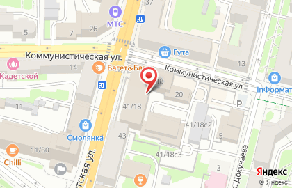 Банкомат СКА-Банк на Большой Советской улице на карте