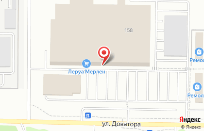 Банкомат Райффайзенбанк на улице Доватора на карте