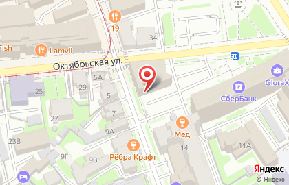 СберБанк России на Октябрьской улице, 33 на карте