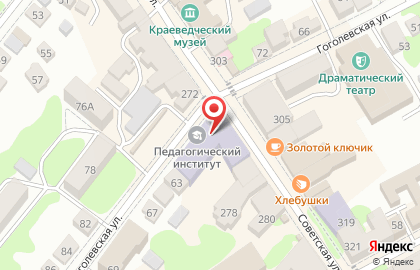 Мичуринский государственный педагогический институт на карте