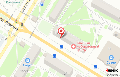 Ювелирный магазин 585*Золотой на проспекте Ленина на карте