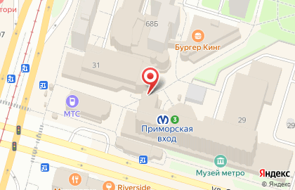 Цветочный магазин в Санкт-Петербурге на карте